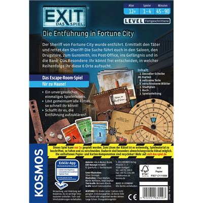 EXIT Das Spiel - Die Entführung in Fortune City