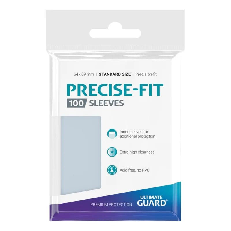 Ultimate Guard Precise-Fit Sleeves Standard Size Top-Loading (100)