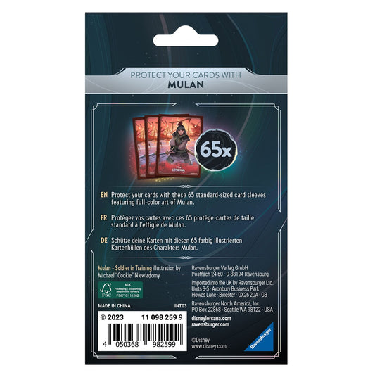 Disney Lorcana - Aufstieg der Flutgestalten - Kartenhüllen Mulan