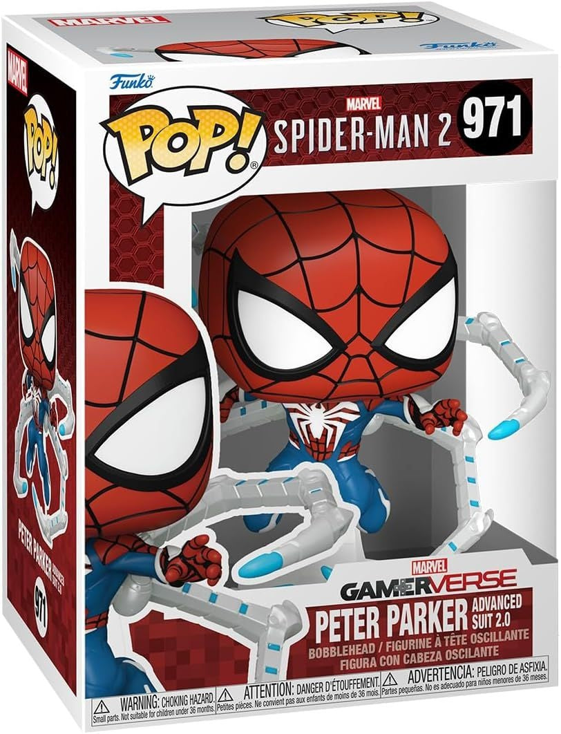 Funko 76109 - Pop! - Spider-Man 2 Peter Parker Advanced Suit 2 #971