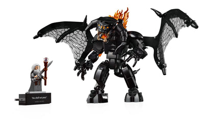 LEGO® Icons 10367 - Der Herr der Ringe: Balrog™ Bücherstütze (1201 Teile)