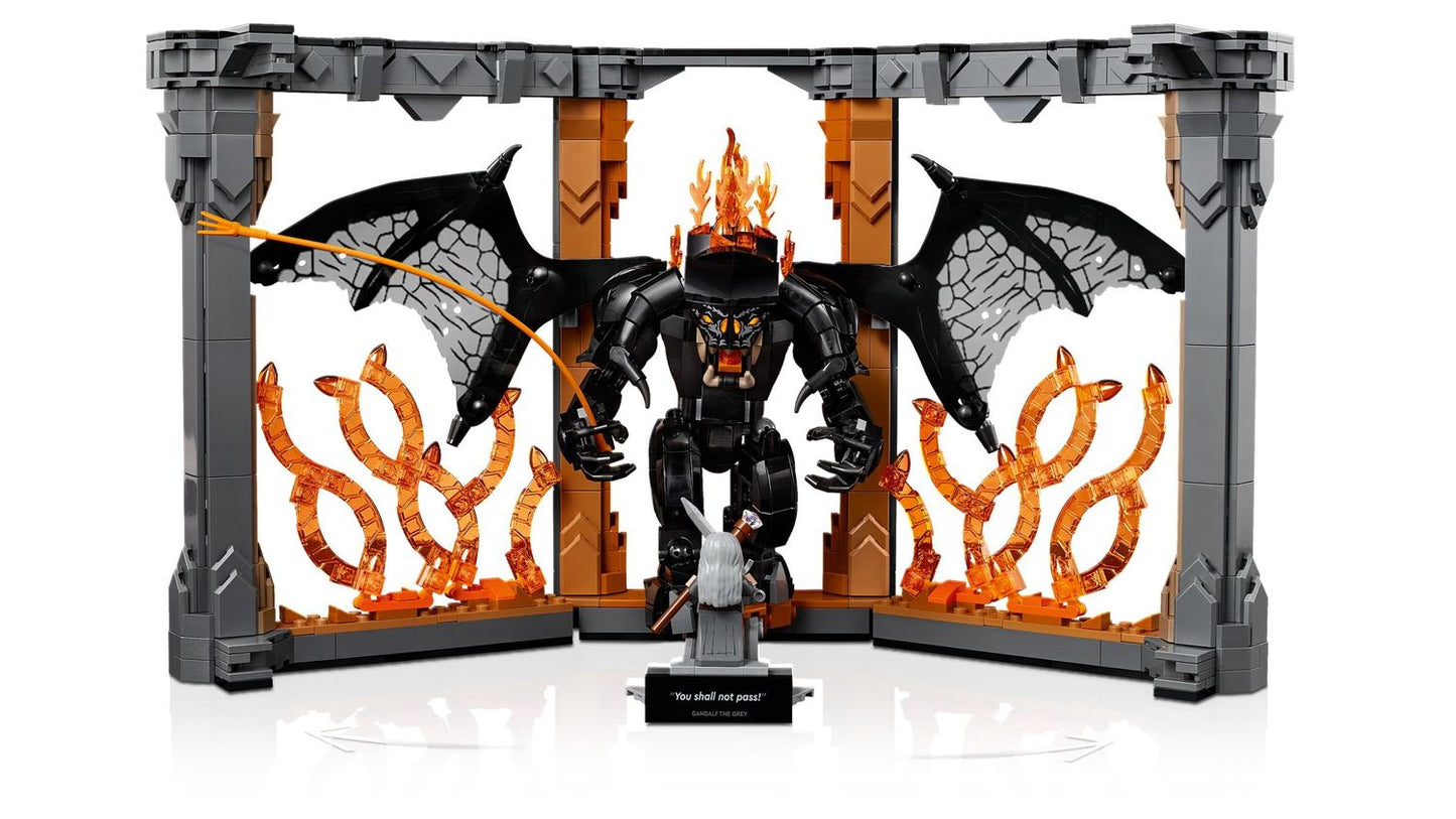 LEGO® Icons 10367 - Der Herr der Ringe: Balrog™ Bücherstütze (1201 Teile)