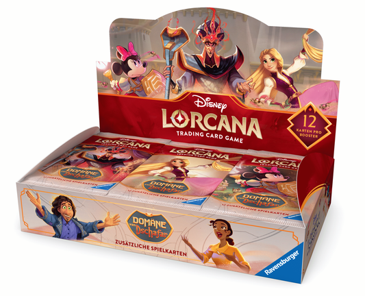 Disney Lorcana: Set 8 - Dömäne von Dschafar - Display mit 24 Booster Packs (Deutsch) - Trading Cards