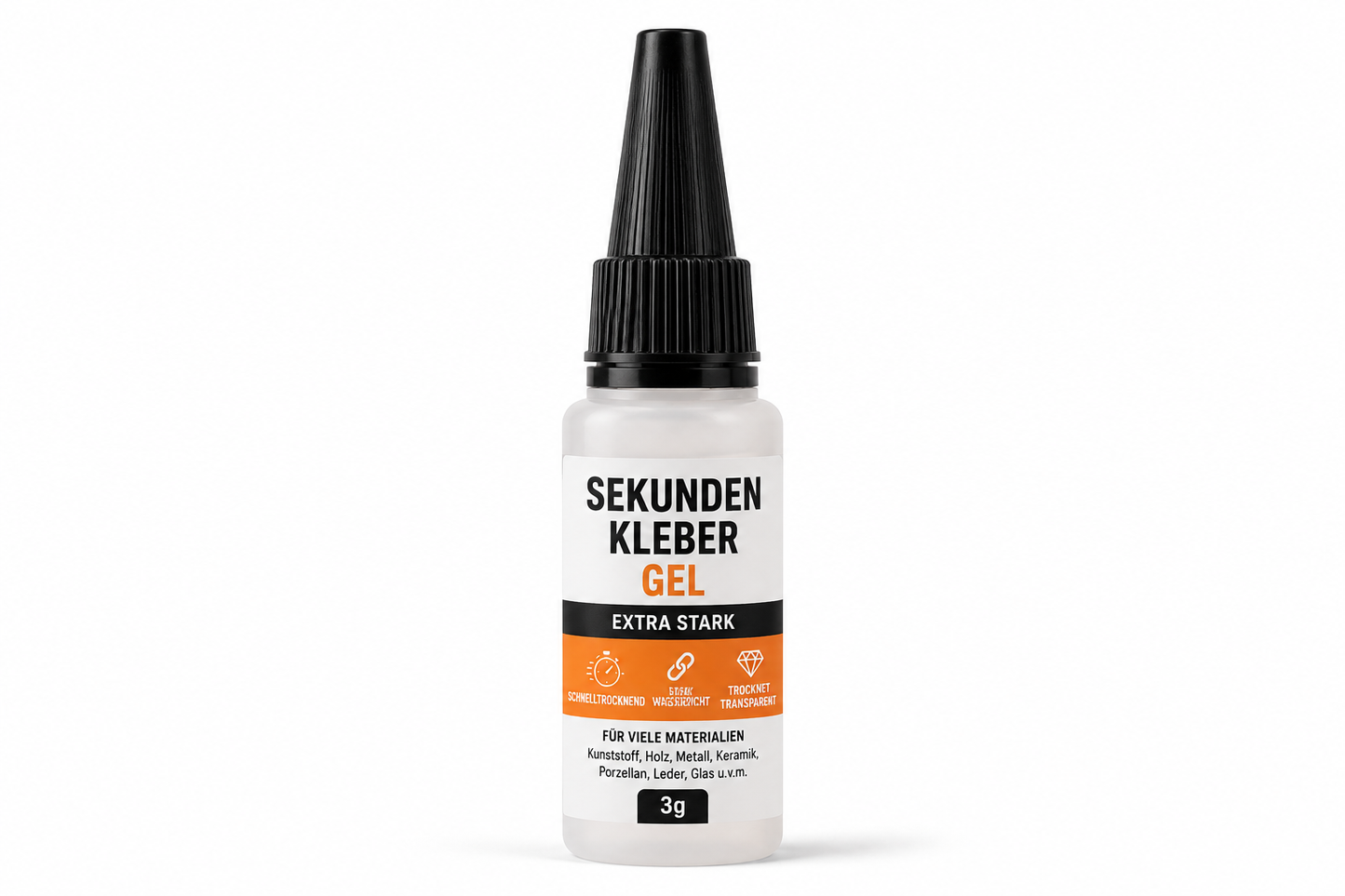 Sekundenkleber Gel 3 g – generische Produktabbildung