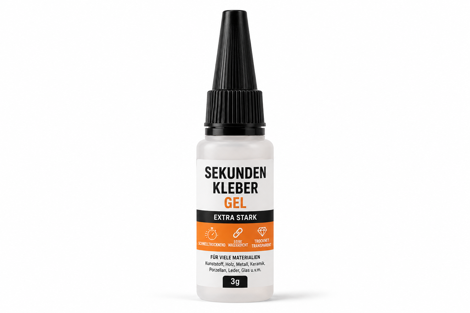 Sekundenkleber Gel 3 g – generische Produktabbildung